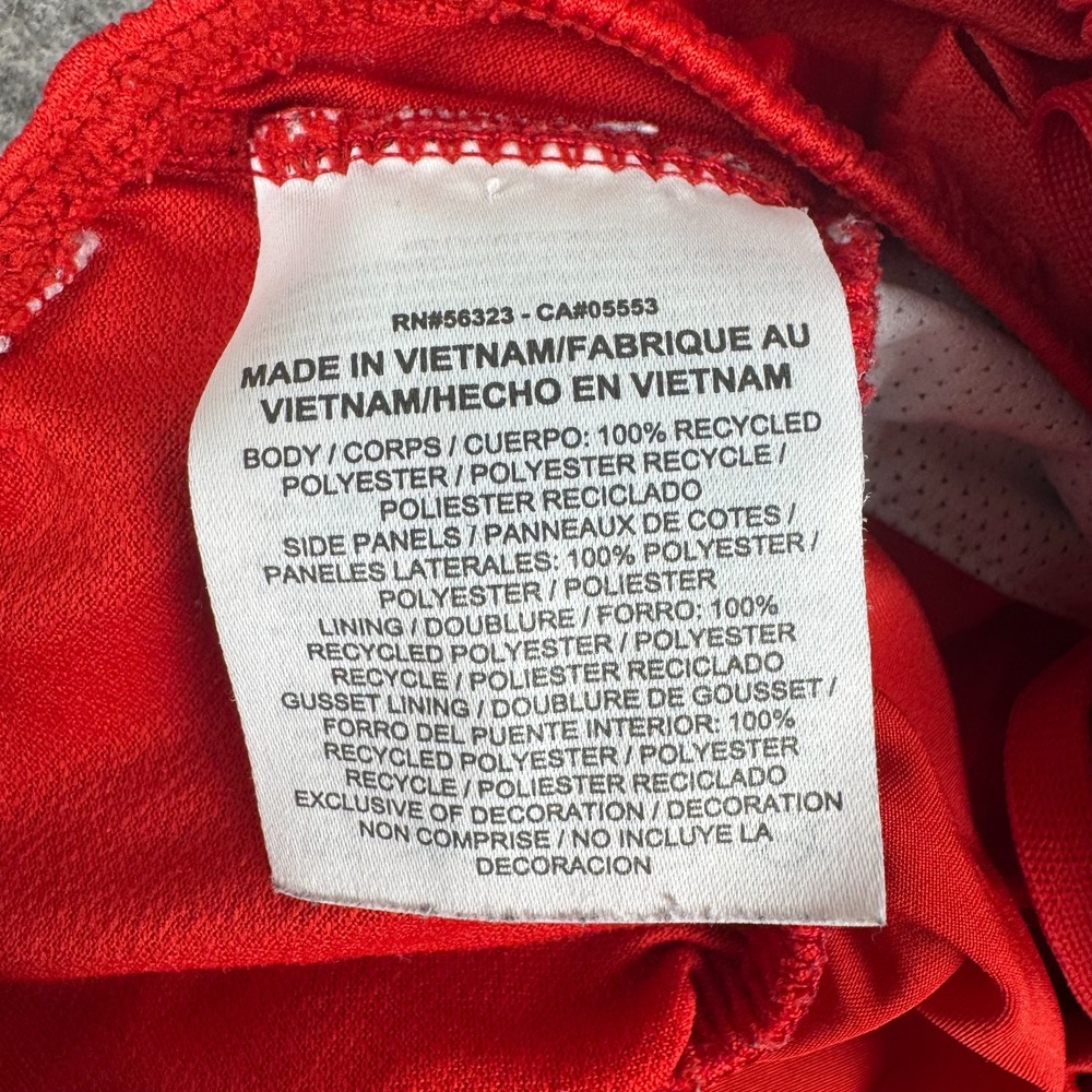 Nike Dri Fit Tempo Running Shorts 3" Lined Polyester Red Womens Small S - Picture 6 of 13
